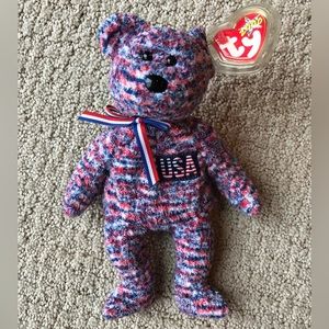 Ty Beanie Babies USA Bear
